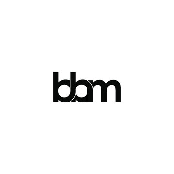 bbm letter original monogram logo design