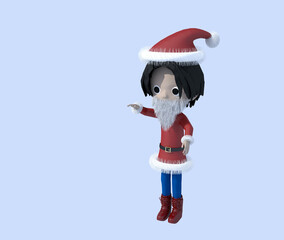 クリスマス・サンタクロースの子供