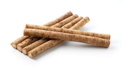 Burdock on a white background