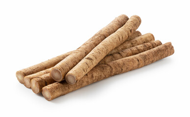 Burdock on a white background