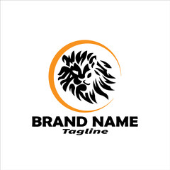 Lions Logo Design Concept. King Lions Logo Design Template Vector. Icon Symbol