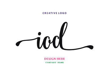 IOD lettering logo is simple, easy to understand and authoritative