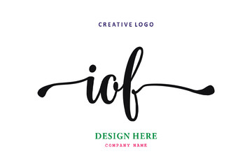 IOF lettering logo is simple, easy to understand and authoritative