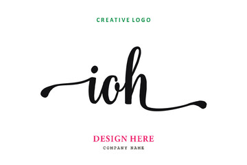 IOH lettering logo is simple, easy to understand and authoritative