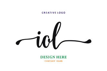 IOL lettering logo is simple, easy to understand and authoritative