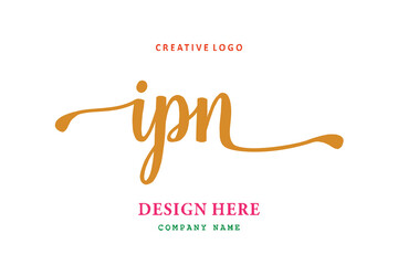IPN lettering logo is simple, easy to understand and authoritative