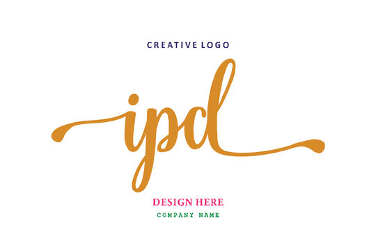 IPD lettering logo is simple, easy to understand and authoritative