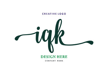 IQK lettering logo is simple, easy to understand and authoritative