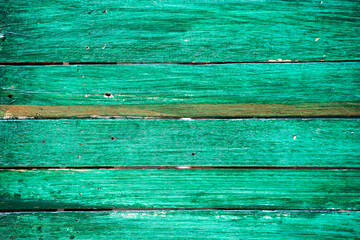weathered green wooden panel