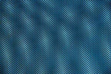 Texture of blue Polyester Nylon Fabric