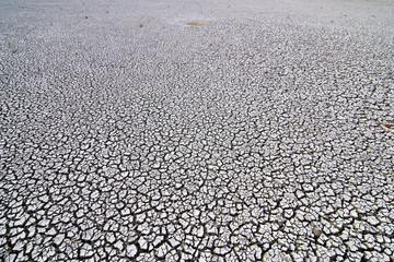 Cracked dry land textured background