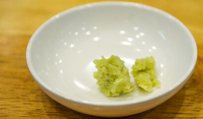 Wasabi, Eutrema japonicum or Wasabia japonica