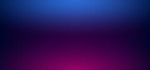 Mimimal abstract background hexagon pattern glowing light blue and purple.
