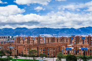 Obraz premium Panorama of the city of Bogotá Colombia