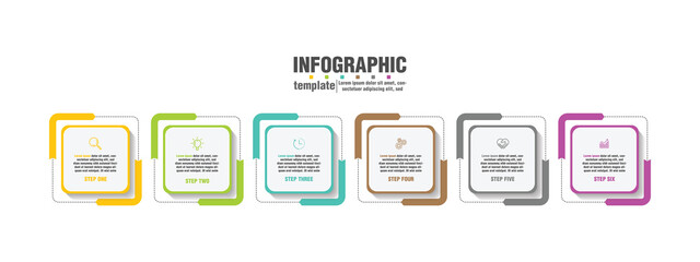 Presentation business abstract background infographic template