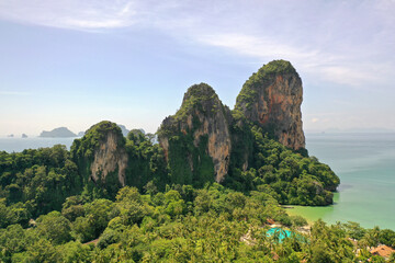 Railay Beach near Ao Nang in the province of Krabi, Southern Thailand