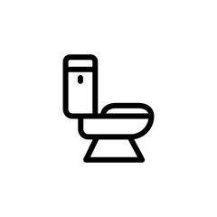 toilet bowl icon,vector, design trendy