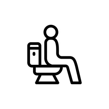 recommend clip art: toilet bowl icon,vector, design trendy