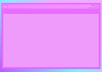 Obraz premium ☆pink retro windows☆