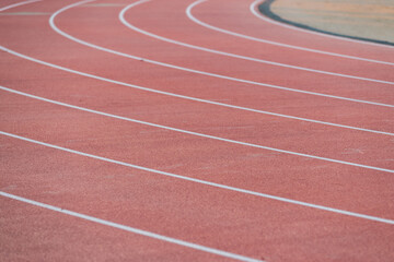 Fototapeta premium Track and field lane