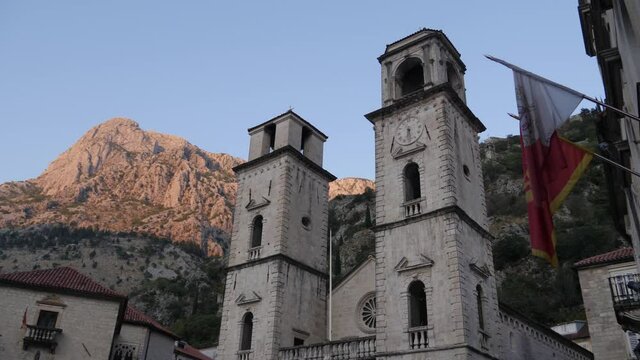 Saint Tryphon Cathedral in Kotor Old Town, Montenegro