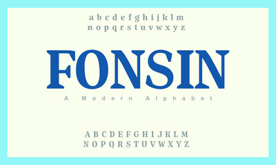 Obraz premium Fonsin font. Elegant alphabet letters font and number. Classic Copper Lettering Minimal Fashion Designs. Typography fonts regular uppercase and lowercase. vector illustration
