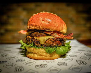 Hamburger food cheese 