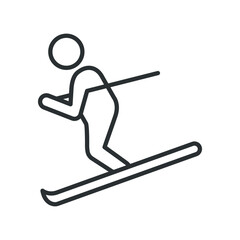 Skiing icon