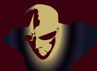 男性シルエット