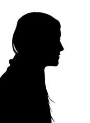 女性シルエット