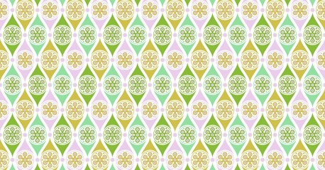 Decorative abstract geometric pattern background
