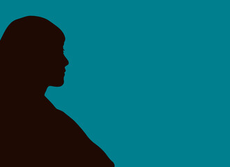 女性シルエット