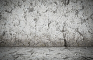 empty room, plaster wall, grey background