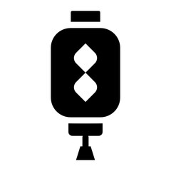 
A vector of traditional singaporean lantern, editable icon 
