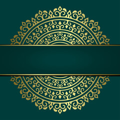 Luxury ornamental mandala background with arabic islamic east pattern style premium vector