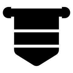 
Holland banner, modern glyph style 
