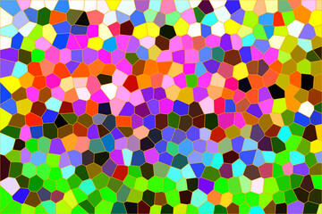 An abstract multicolored mosaic background image.