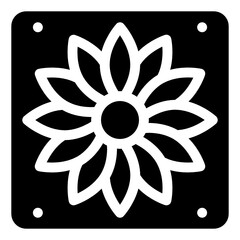 
Indian rangoli vector, diwali decoration 
