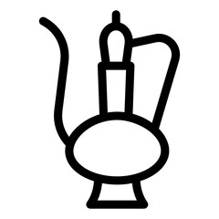 
Trendy filled icon of indian teapot, tea container
