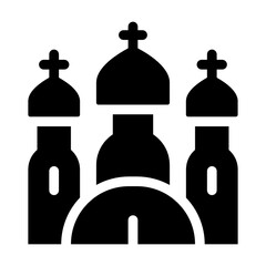 
Russian historic landmark, solid icon of moscow kremlin 
