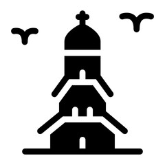 
Russian historic landmark, solid icon of moscow kremlin 
