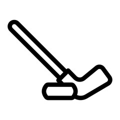 
Golf hit icon in filled design, golf tournament concept 
