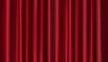 Background with red theatre curtain.Vector Illustration.