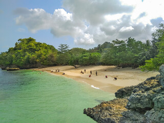 Three Color Beach is one of the famous beaches in Malang, Indonesia