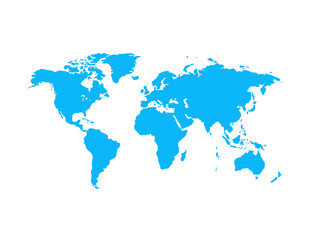 World map vector illustration