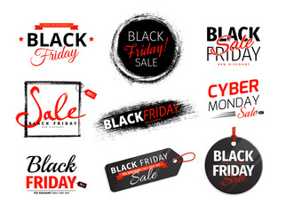 Black Friday and Cyber Monday Badges