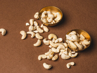 Fresh Cashew / Kaju  stock image.