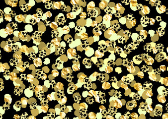 abstract leopard print texture design	
