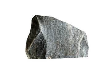 limestone and chert rock isolated on a white background.
