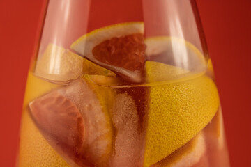 An invigorating cocktail of grapefruit and ice